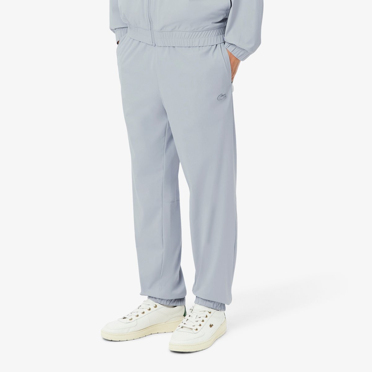 Pantalon de survêtement Commuter stretch gris-lep, LACOSTE