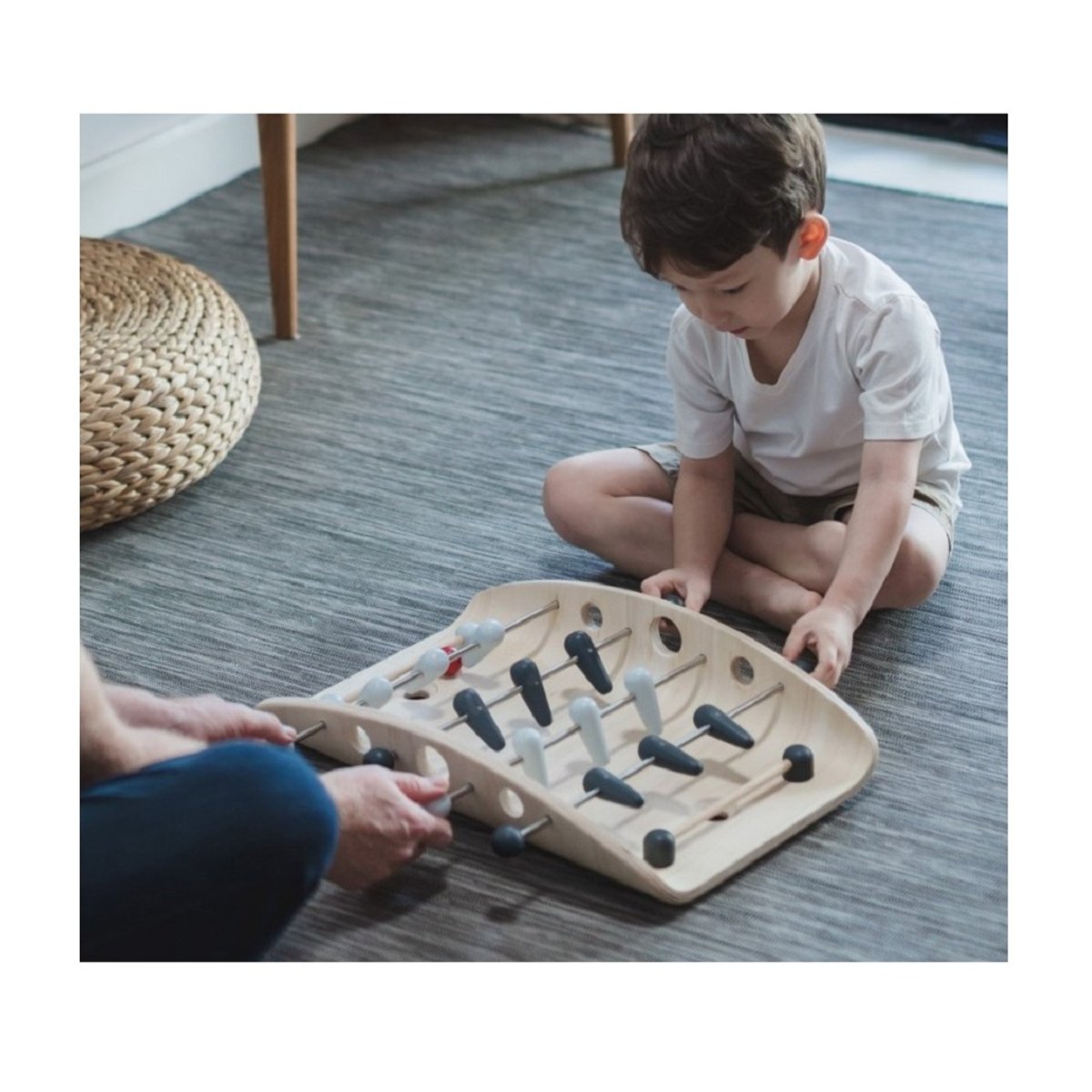 Mon premier babyfoot beige, PLAN TOYS