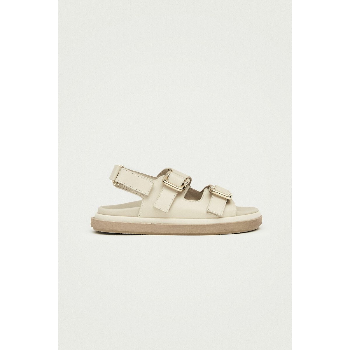 Harper Leather Sandals cream, ALOHAS