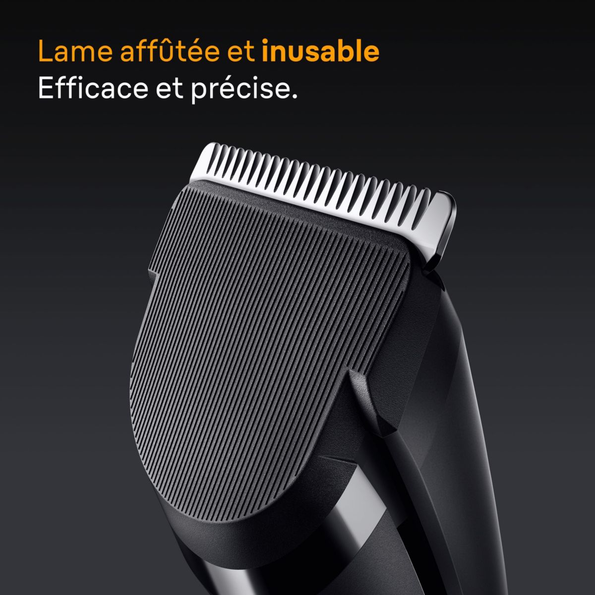 Tondeuse cheveux HC5530, molette réglable, 17 hauteurs de coupe, précision 3 mm, autonomie 50 mn couleur unique, BRAUN