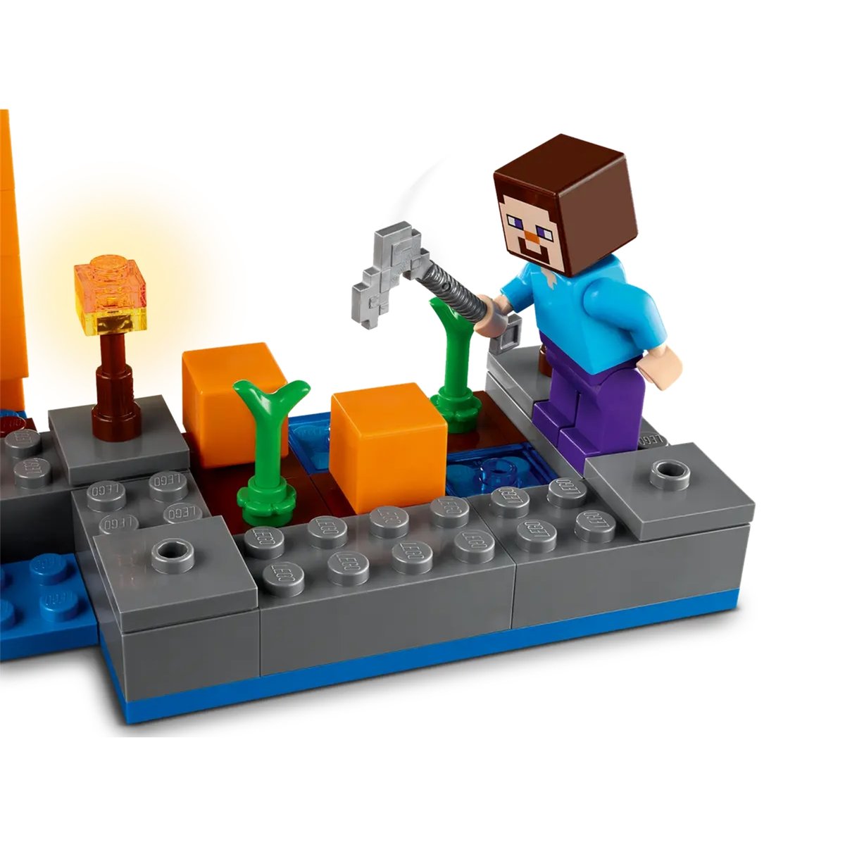 Minecraft La ferme citrouille multicolore, LEGO