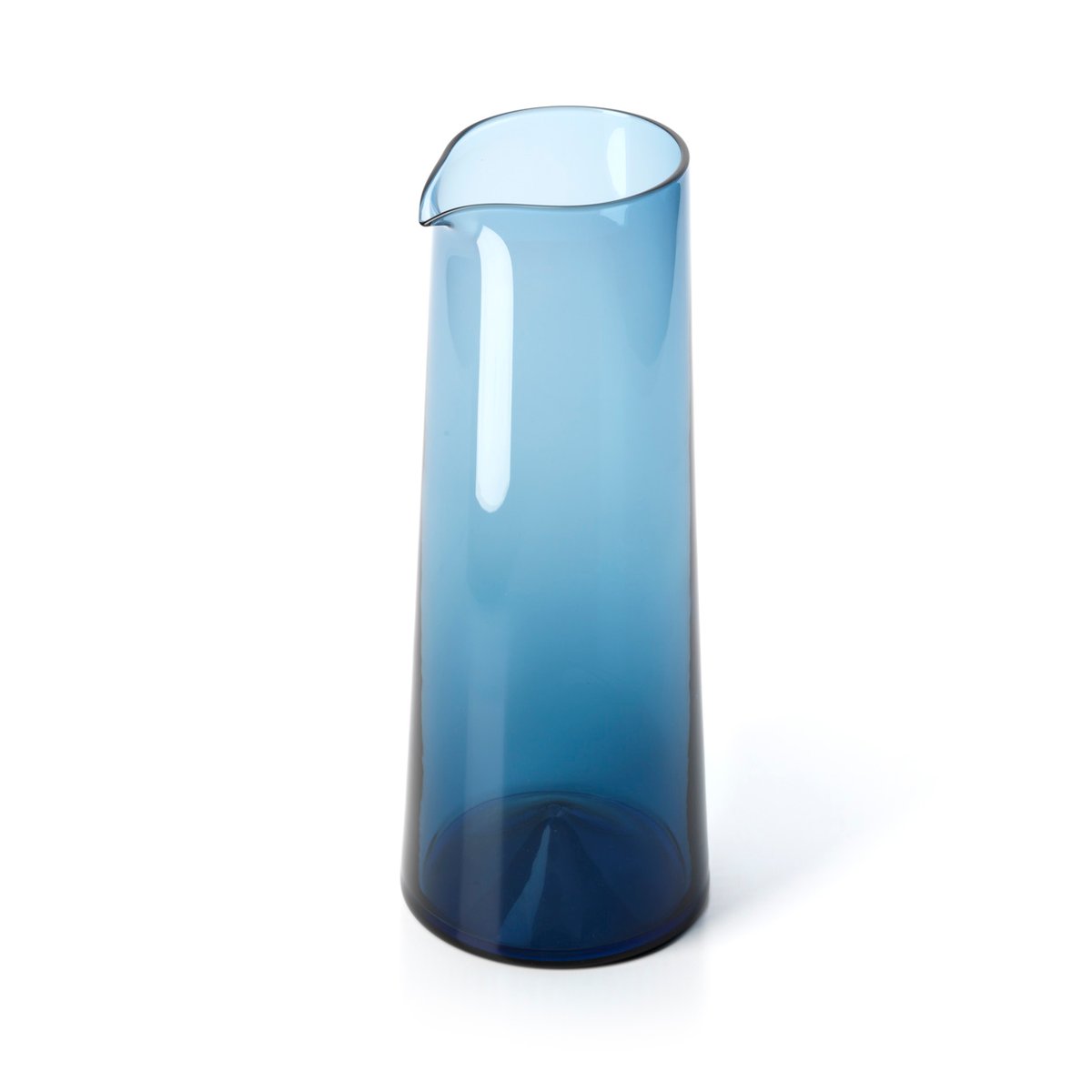 Carafe en verre AZURE indien bleu, BAZAR BIZAR