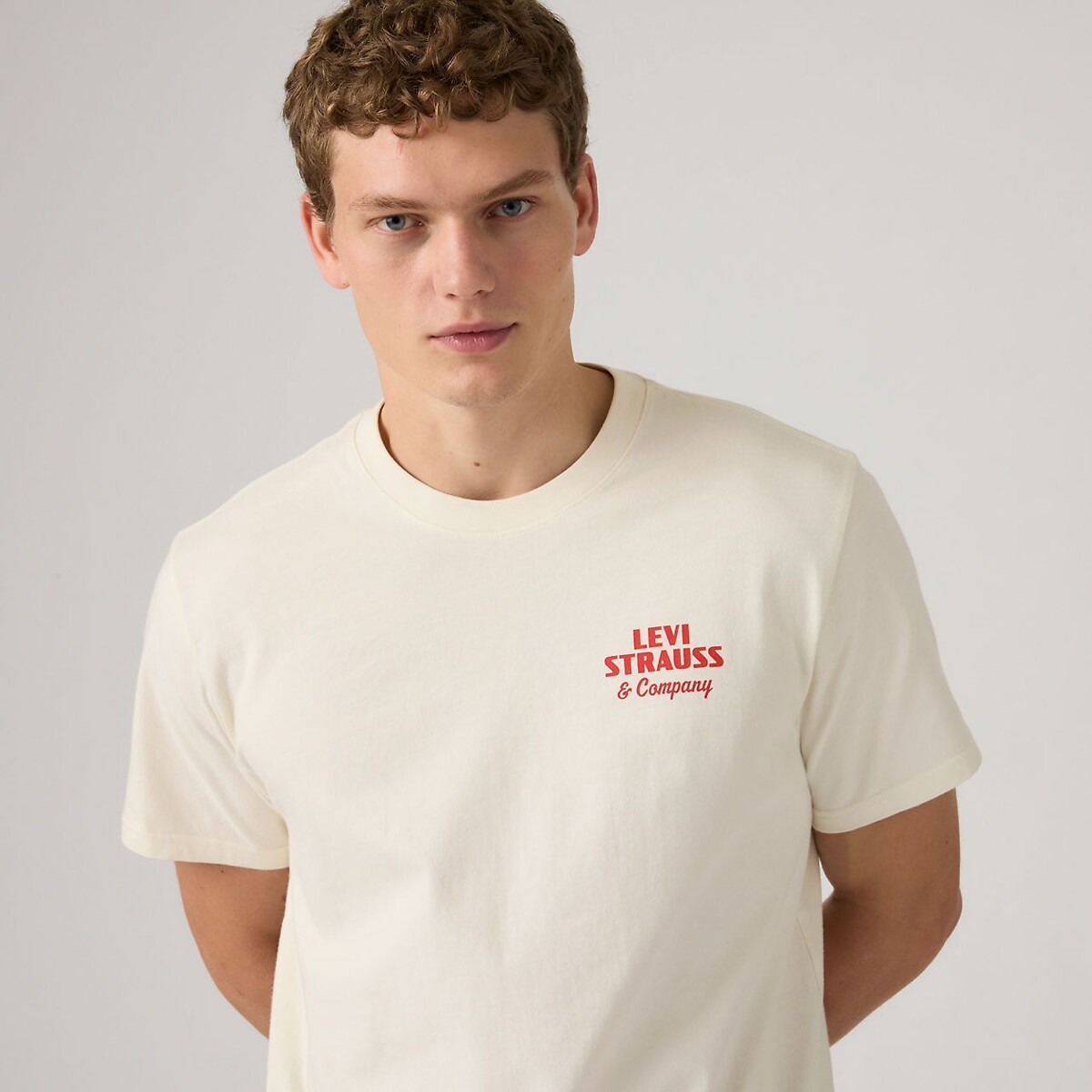 T-shirt manches courtes, relaxed, logo dos crème, LEVI'S
