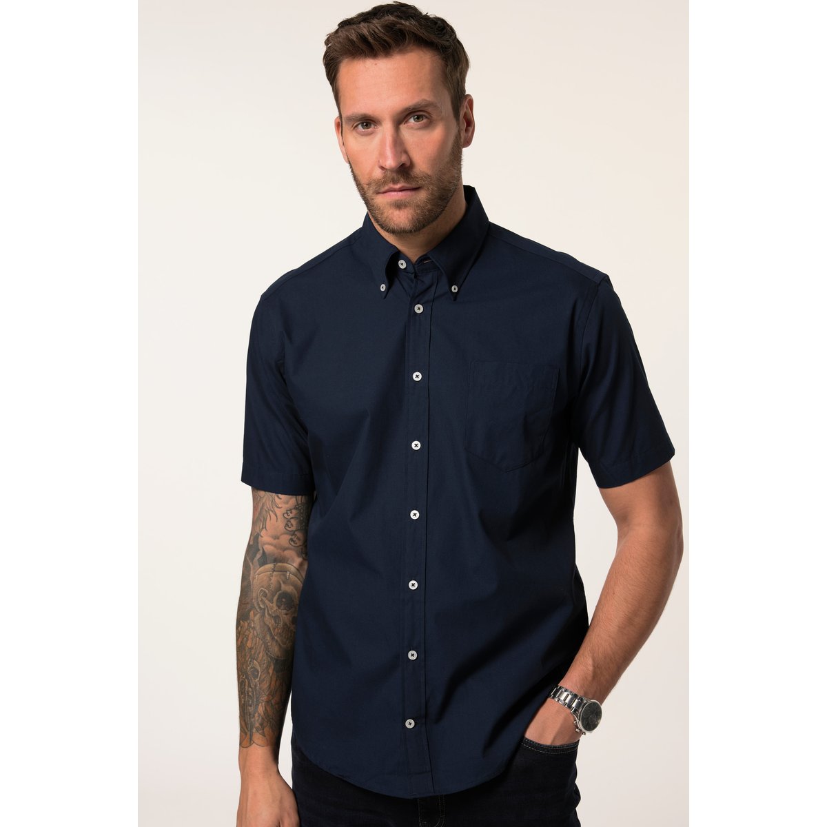 Chemise bleu marine, JP1880