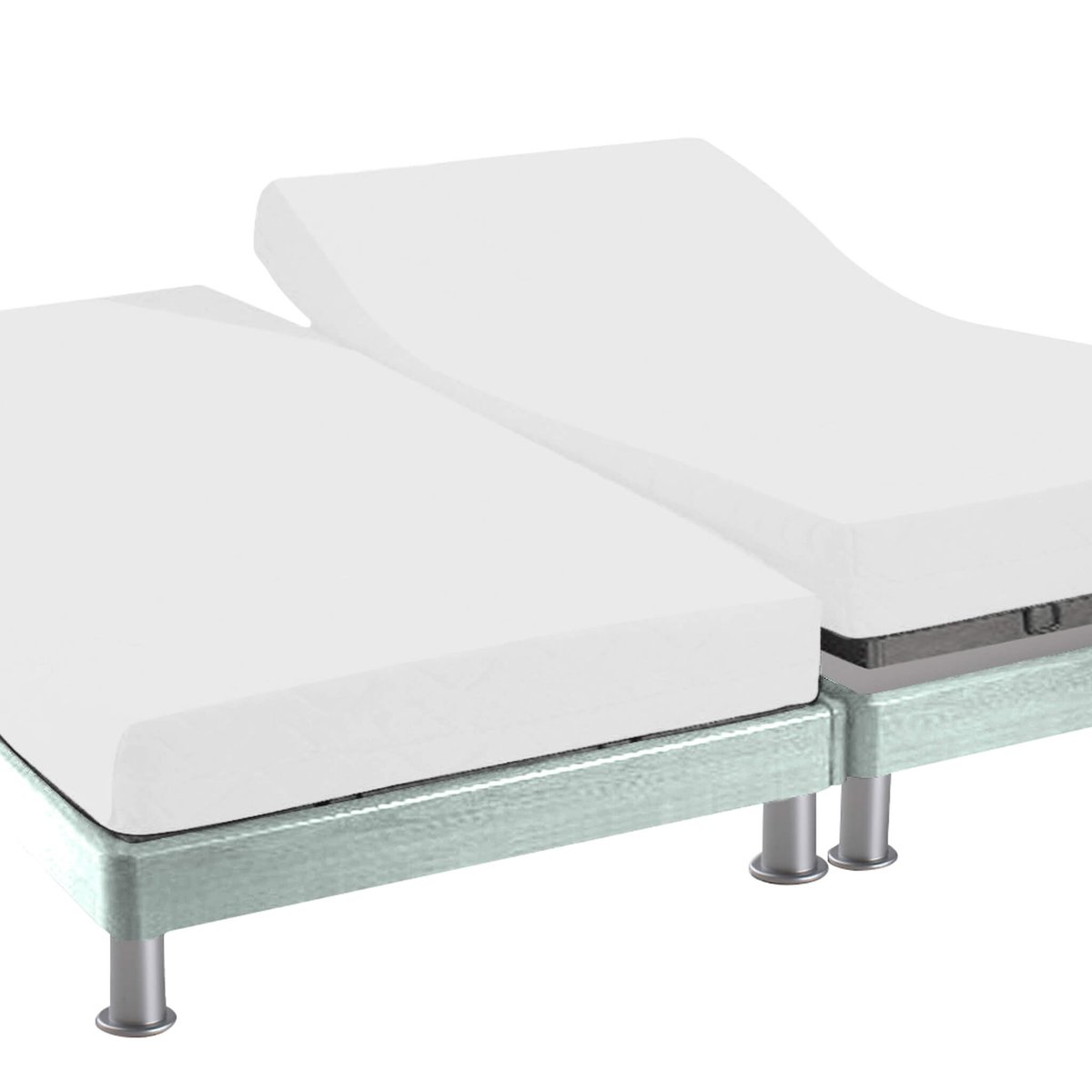Protège matelas TPR coton bio bonnet 30 blanc, TERRE DE NUIT