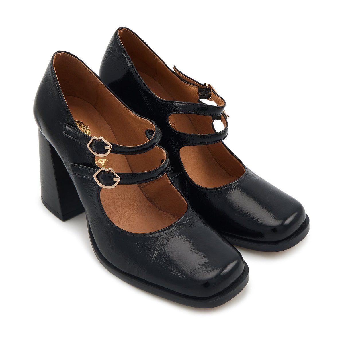 Babies Alex Cuir Brillant noir, BONS BAISERS