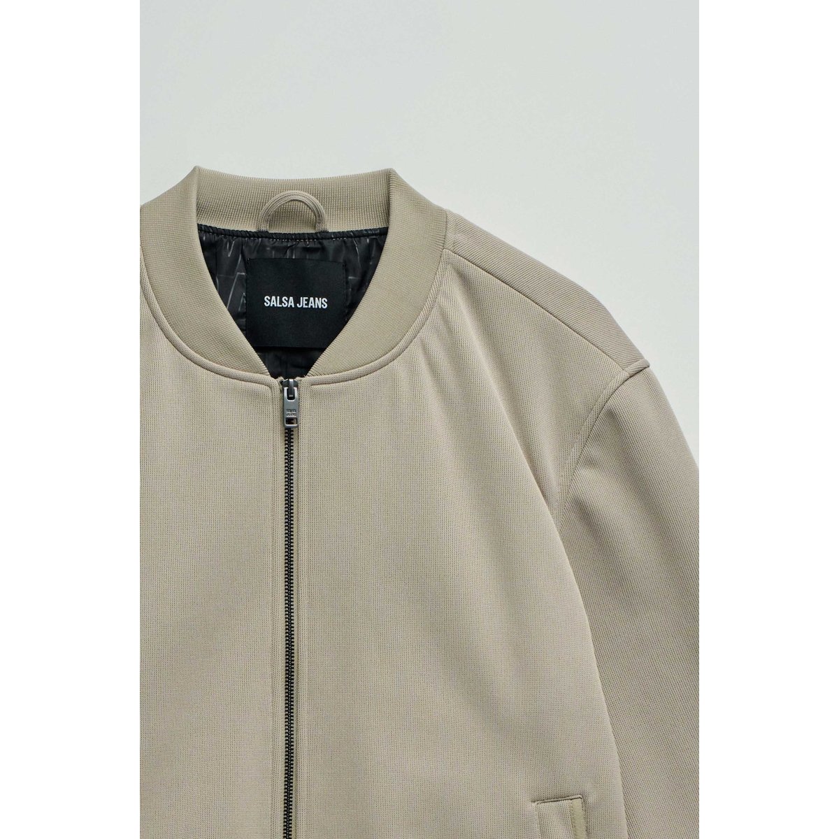VESTE BOMBER TEXTURÉE beige, SALSA JEANS