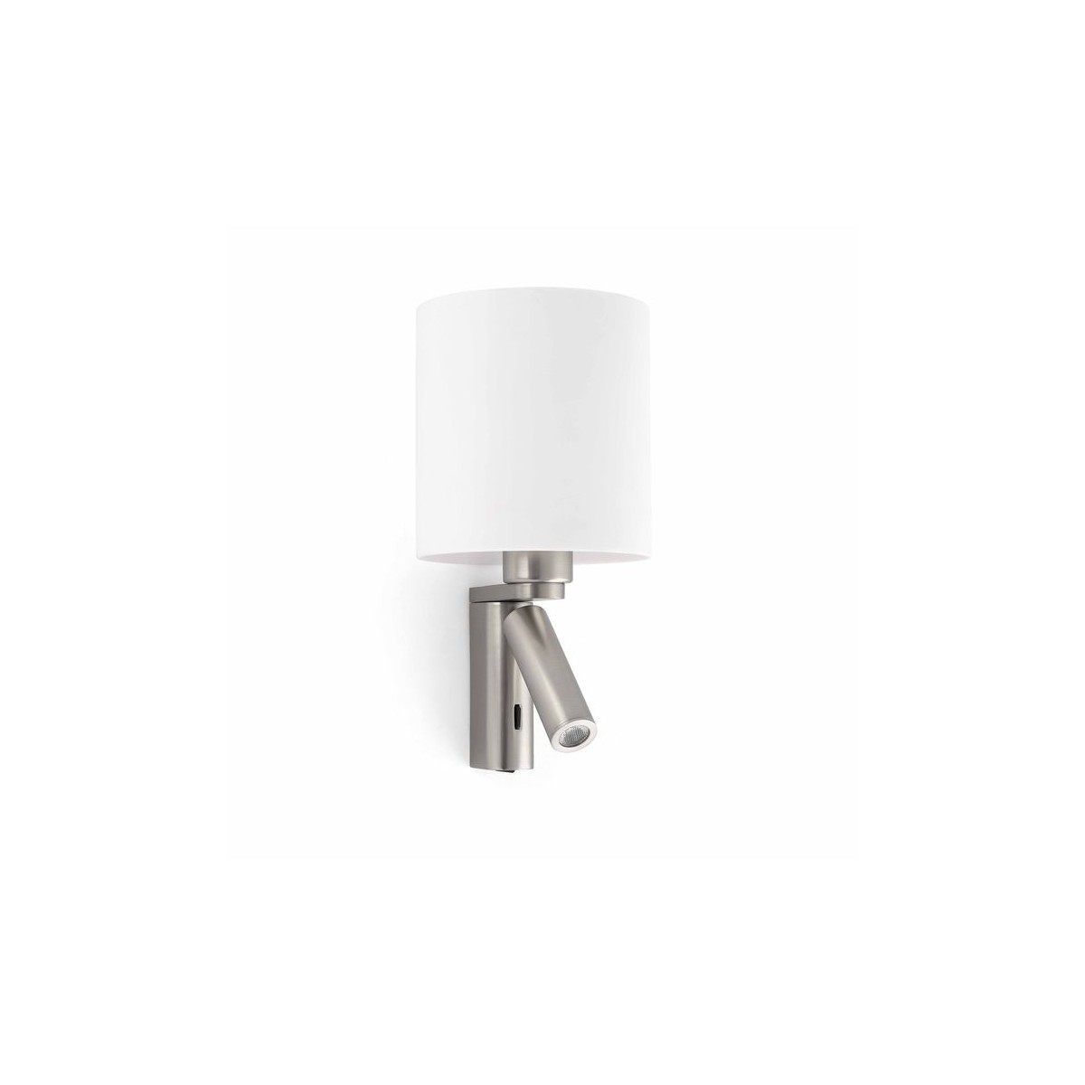 Applique lumière chaude ROB nickel mat, FARO