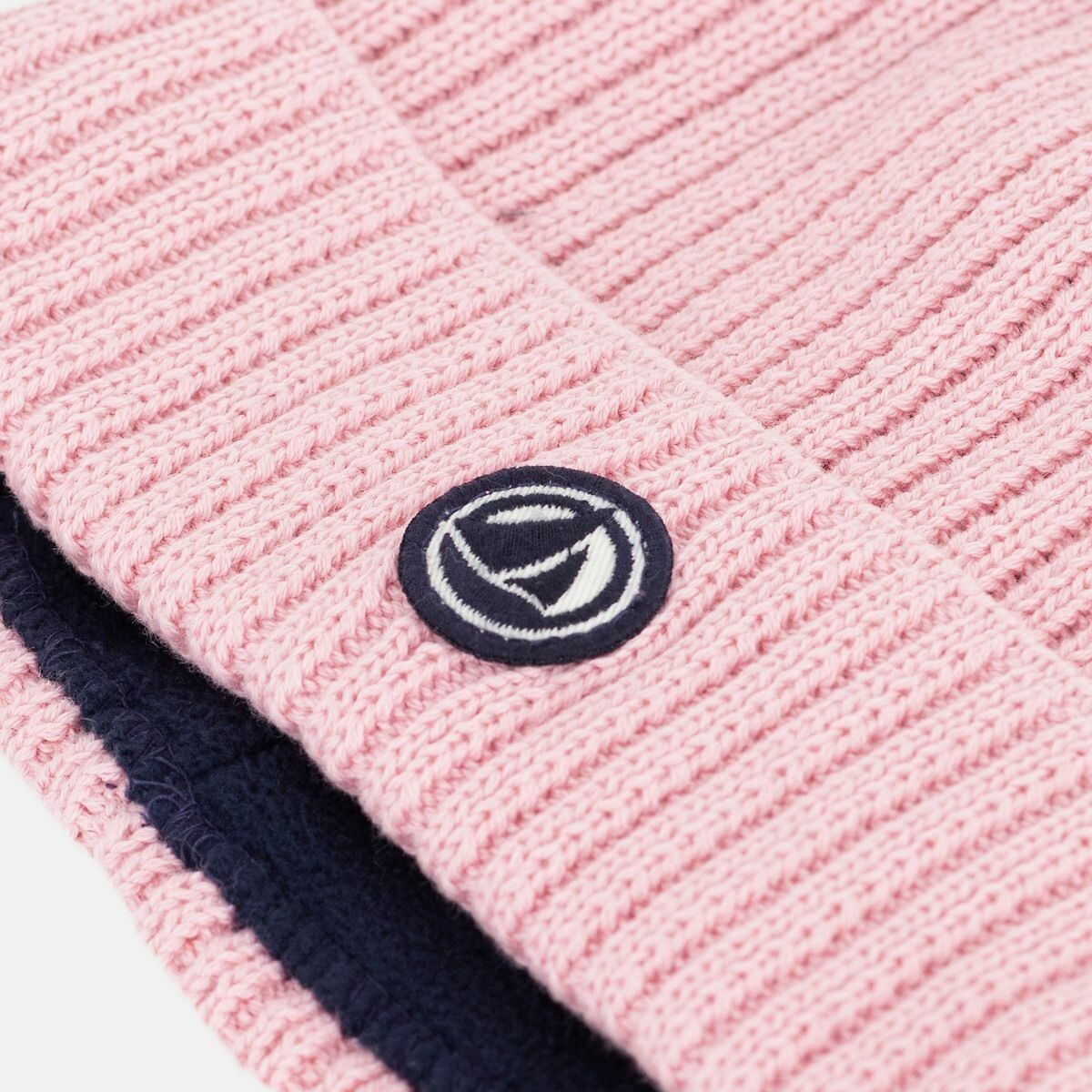 Knitted Beanie pink, PETIT BATEAU