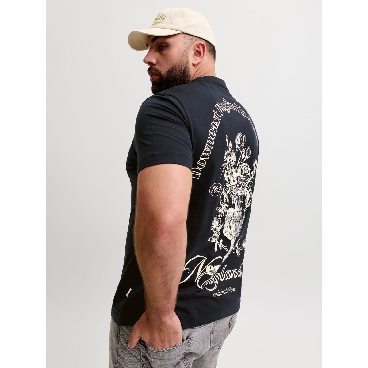 T-Shirt noire - black, JACK & JONES