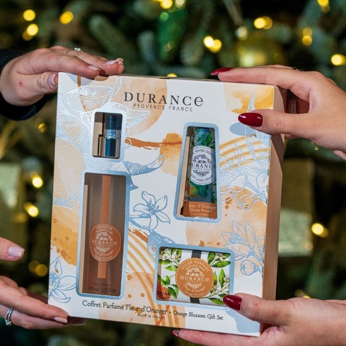 Coffret cadeau FLEUR D'ORANGER couleur unique, DURANCE