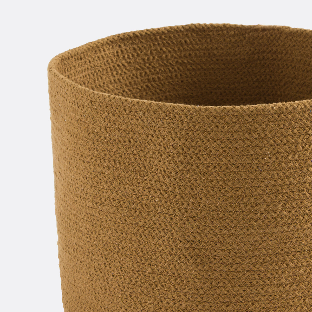 Panier en coton Ø35 cm, Osinia bronze, LA REDOUTE INTERIEURS