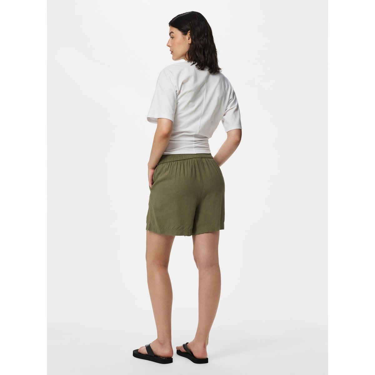 Short deep lichen green, PIECES