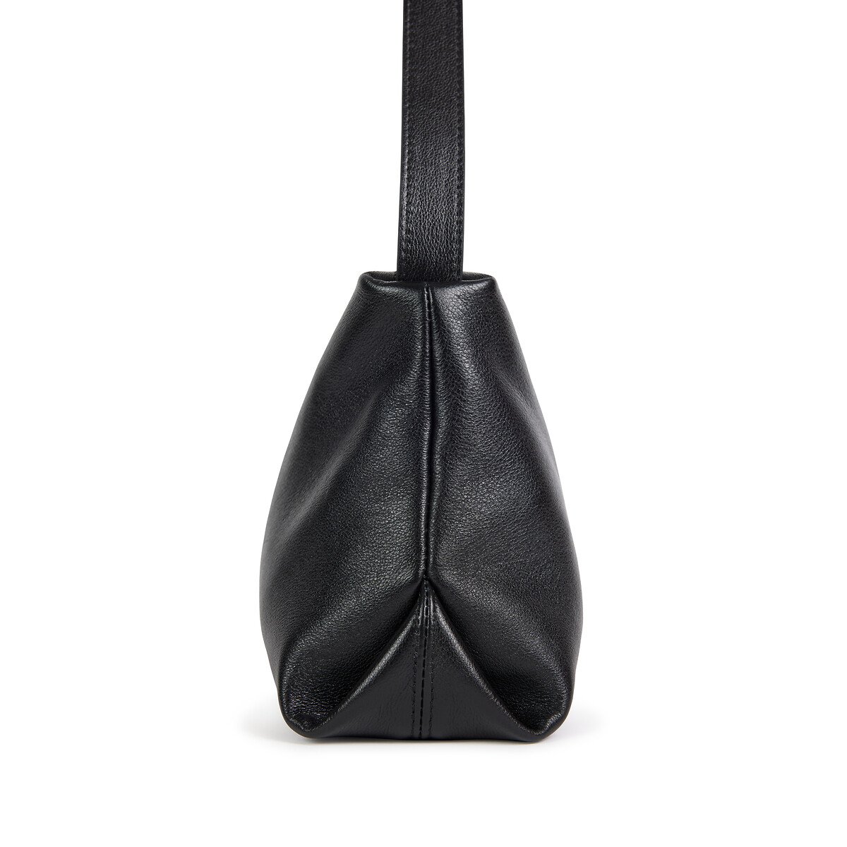 Sac besace en cuir, BERRY noir, NAT & NIN