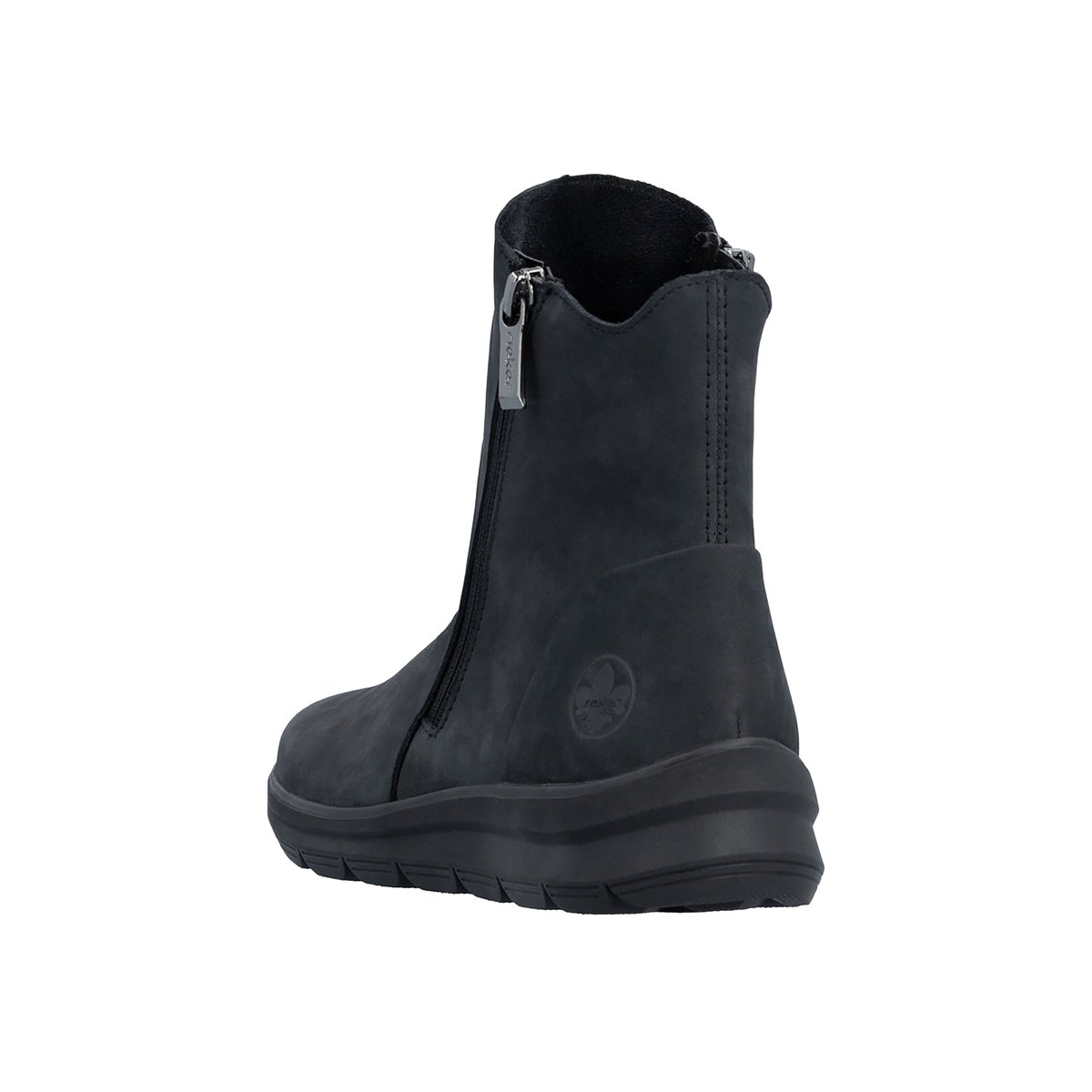 Bottine Cuir Rgd bleu, RIEKER