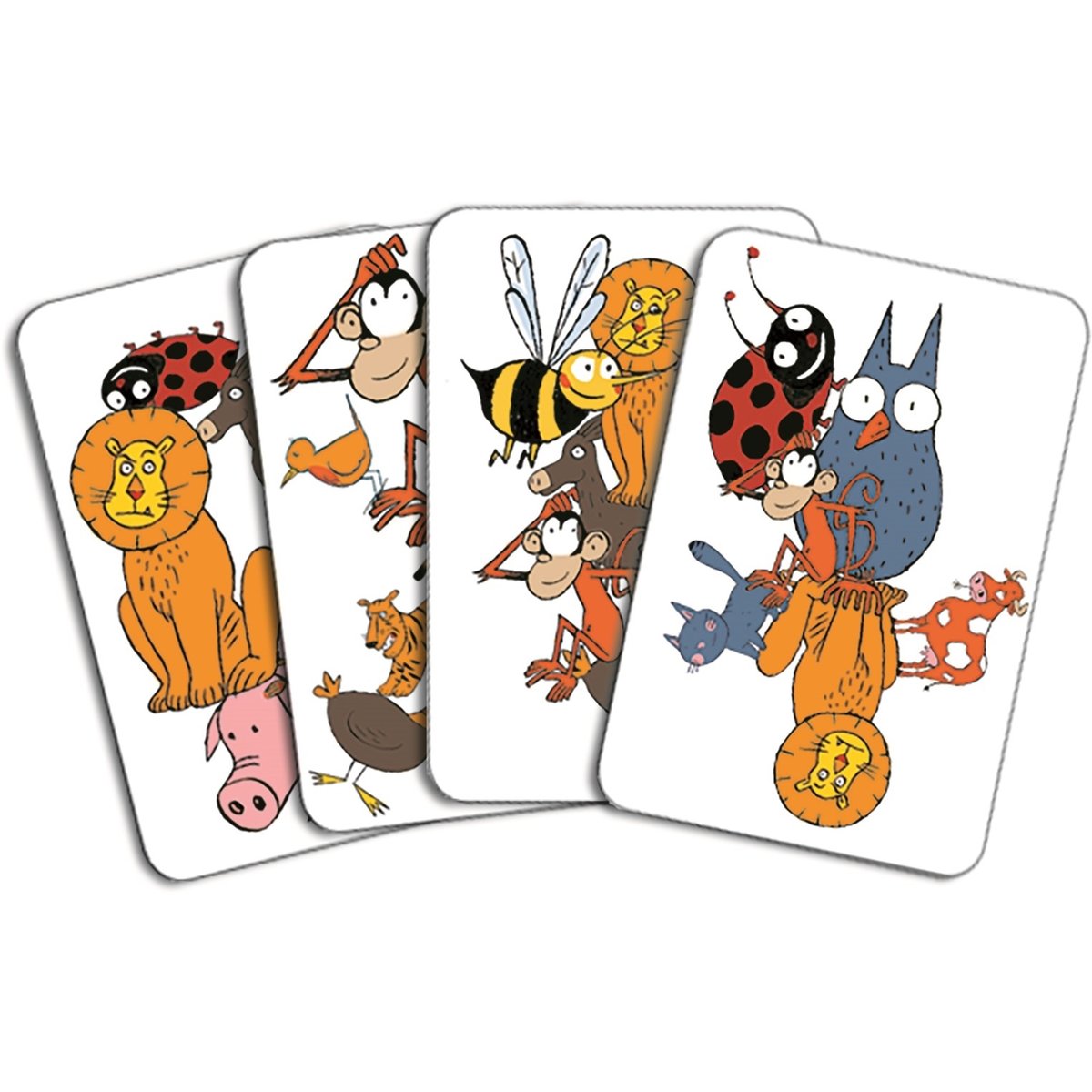 Bataflash Jeu de bataille et de rapidité multicolore, DJECO