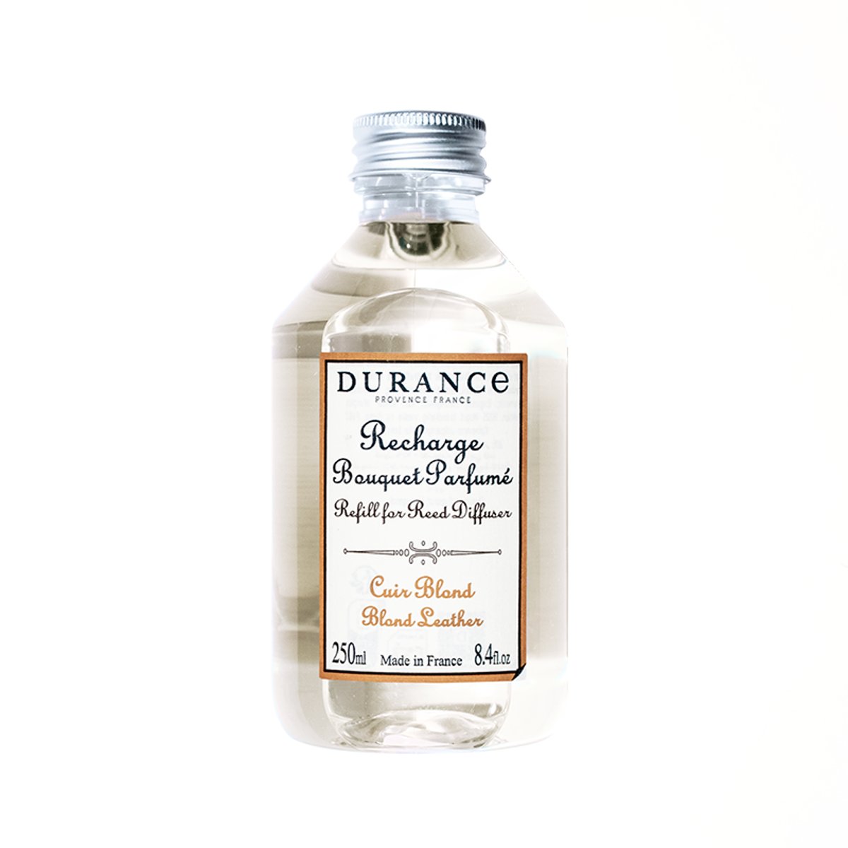 Recharge diffuseur de parfum CUIR BLOND couleur unique, DURANCE