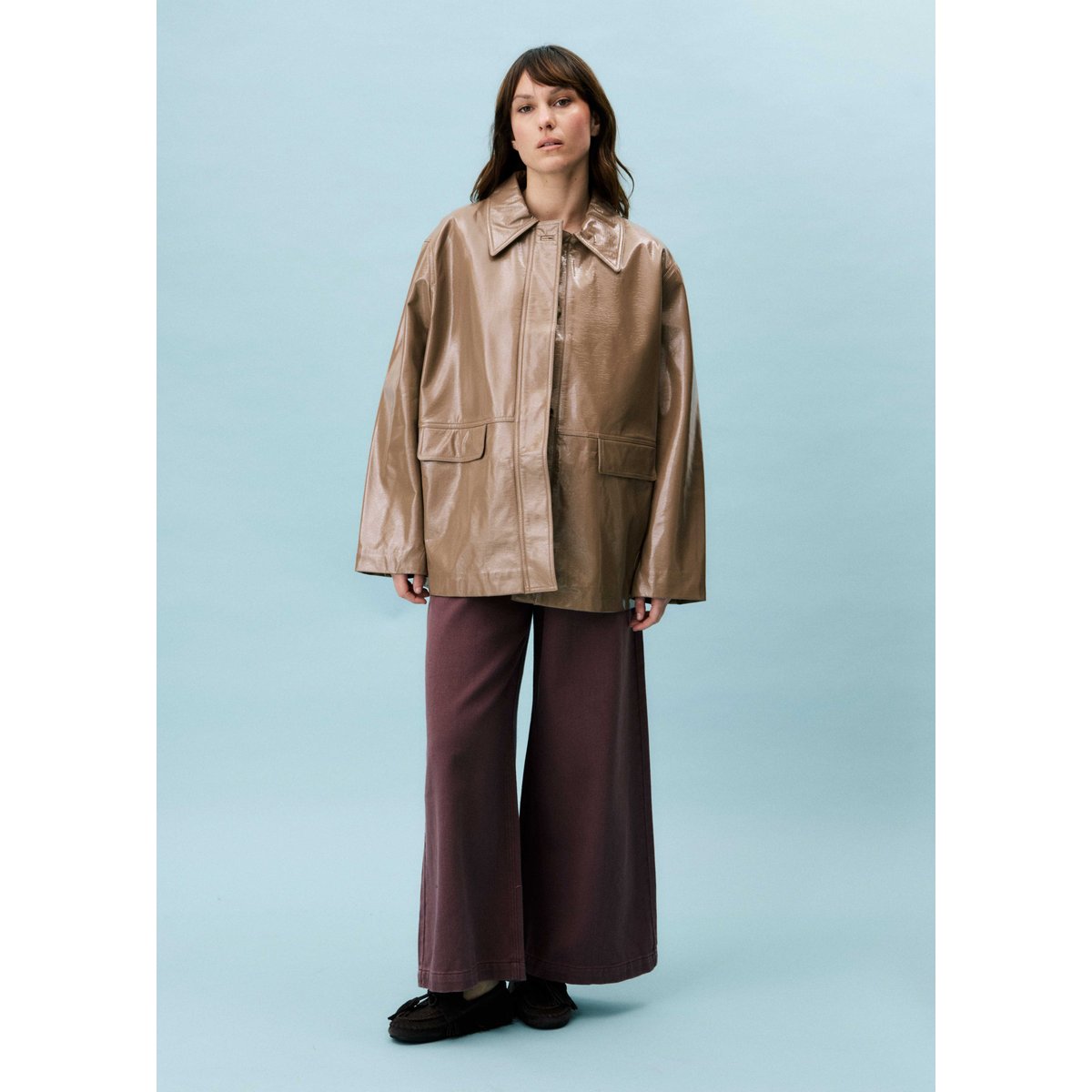 Manteau en coton NEMORALIS beige, FRNCH