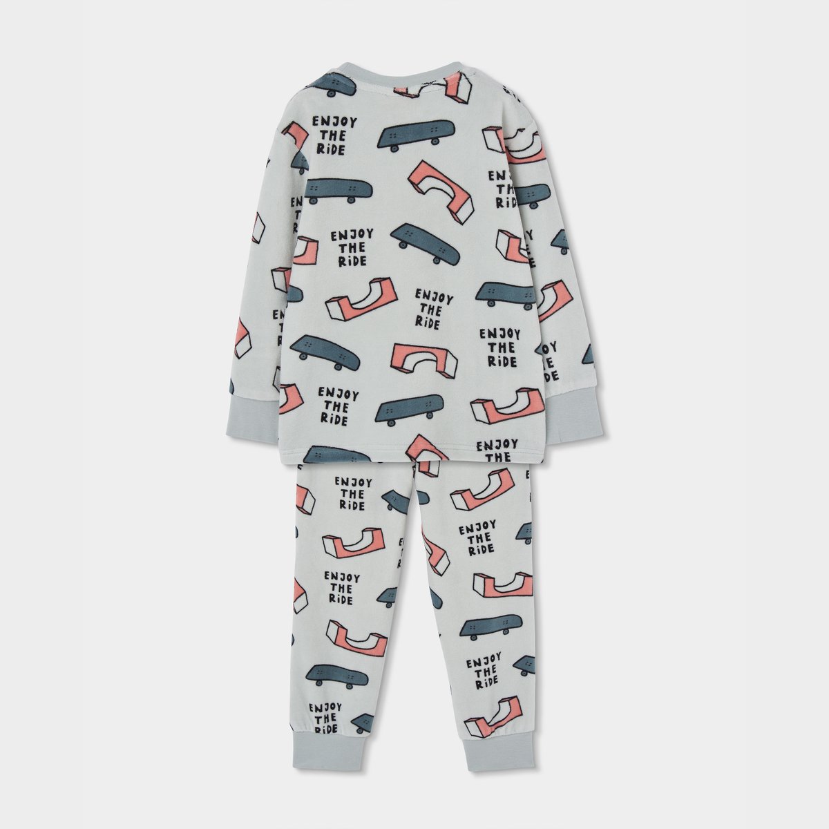 Pyjama molleton garçon imprimé skate multicolore, BOBOLI