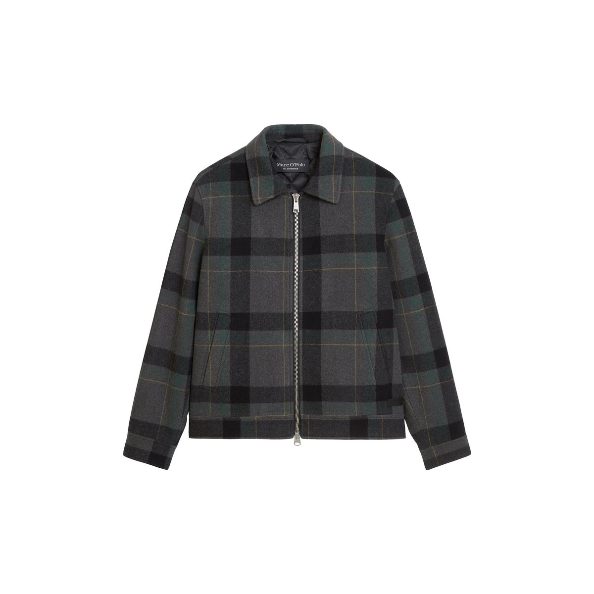 Blouson en laine regular avec un léger rembourrage vert, MARC O'POLO