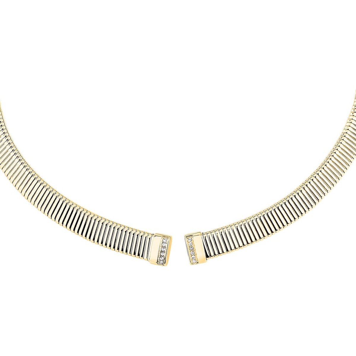 Colliers en Cristal/crystal/steel et Cristal or jaune, MORELLATO