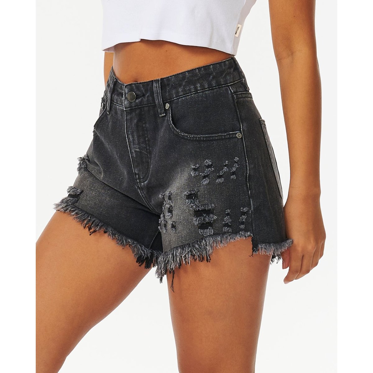 Short SOPHIE DENIM SHORT II noir, RIP CURL