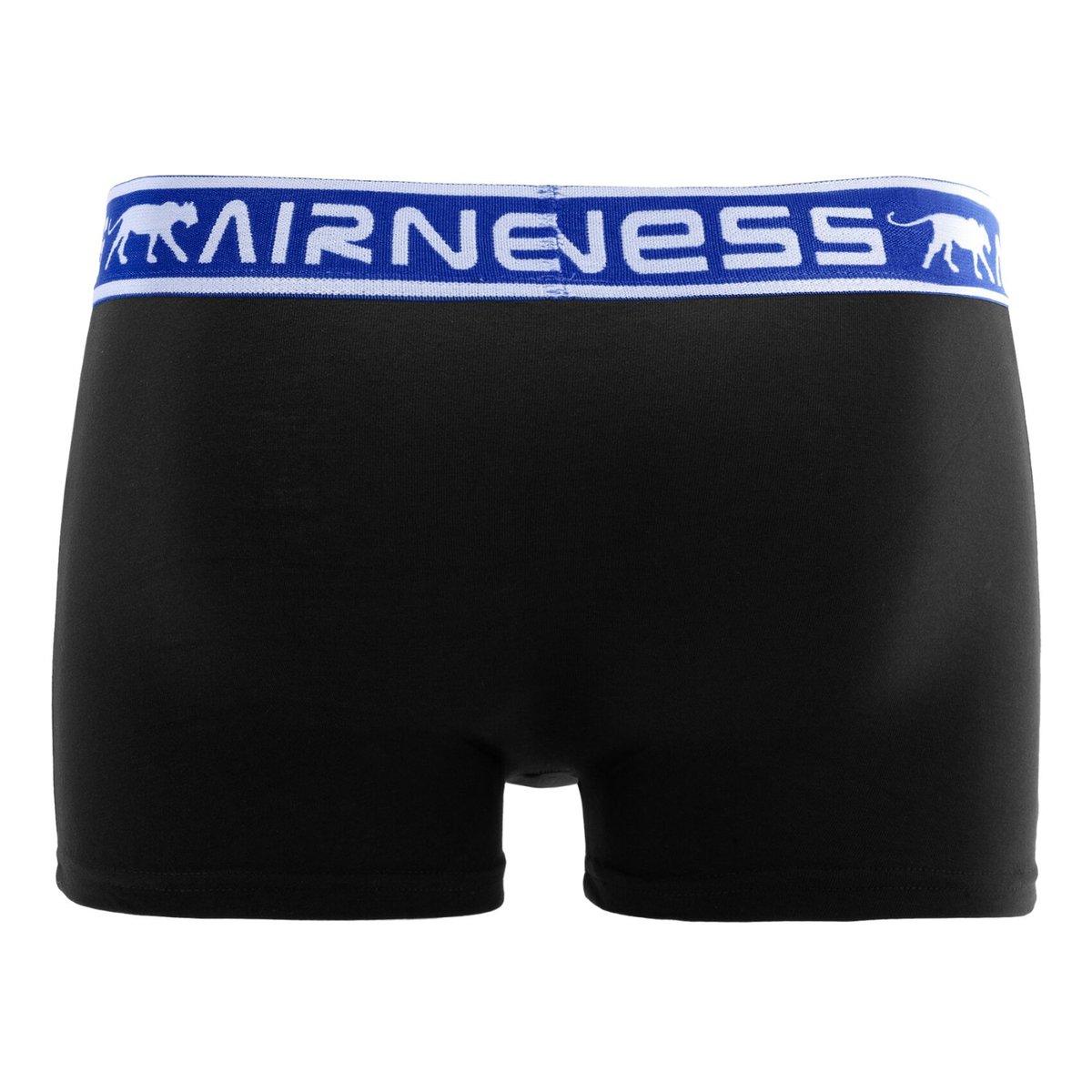 Lot De 5 Boxer Coton noir/bleu/rouge/gris, AIRNESS