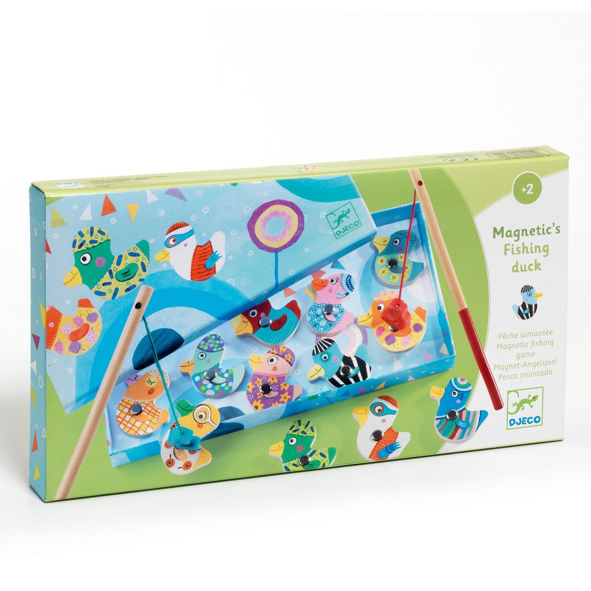 Jeu de pêche aux canards multicolore, DJECO