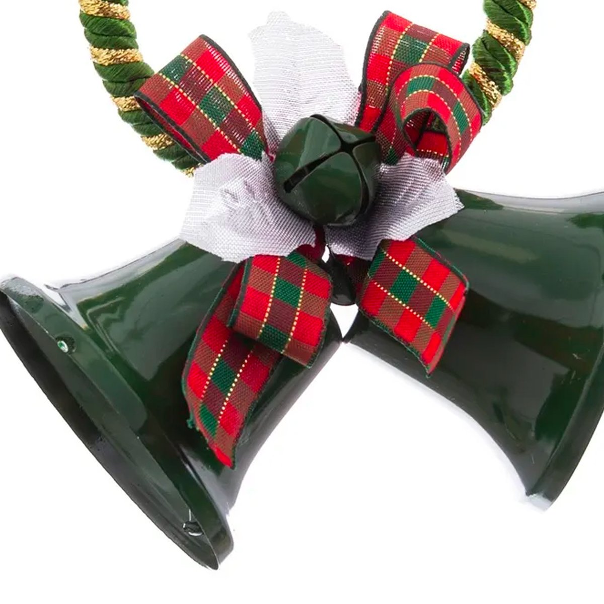 Décoration sapin de noël cloches vertes vert, WADIGA