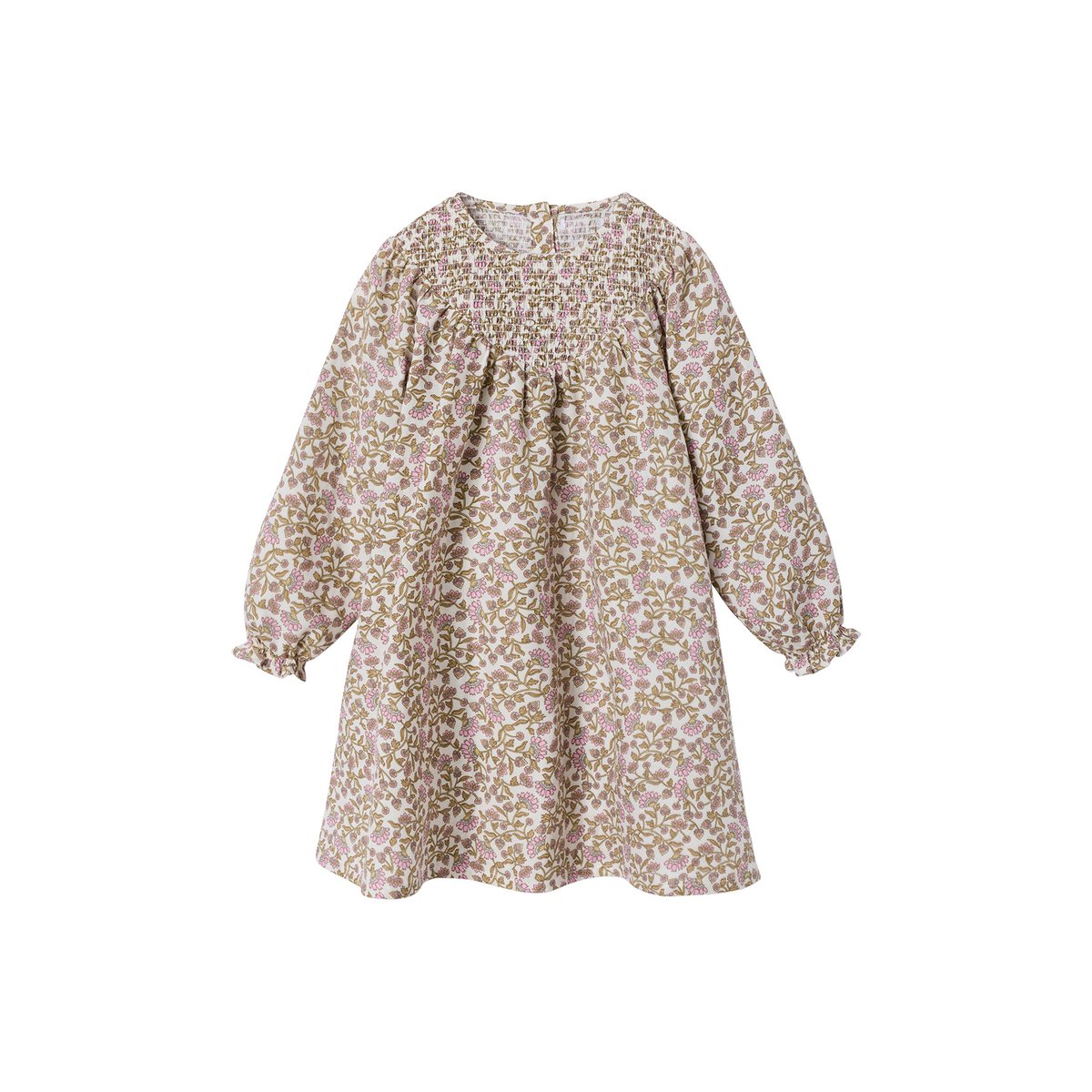 Ensemble robe et gilet sherpa écru, VERTBAUDET