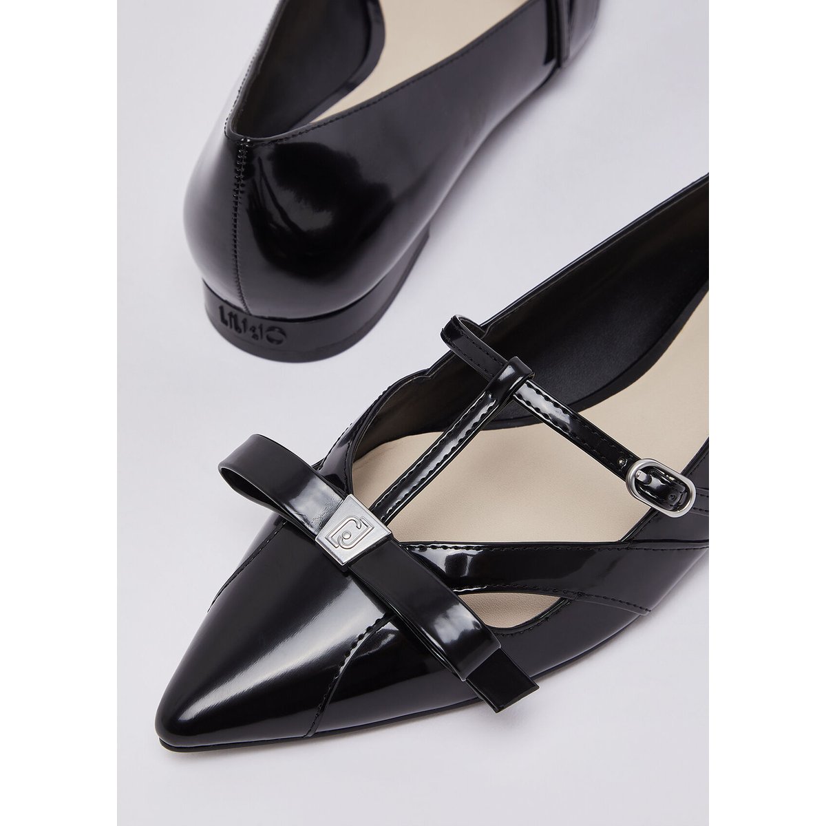 Ballerines avec nœud noir, LIU JO