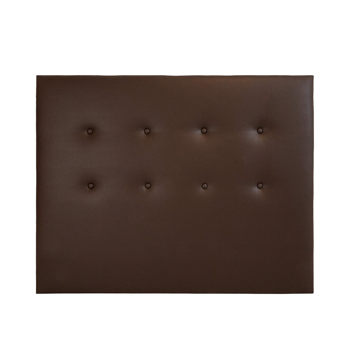 Tête de lit Capitonnée Simili FARO chocolat, BELLECOUR
