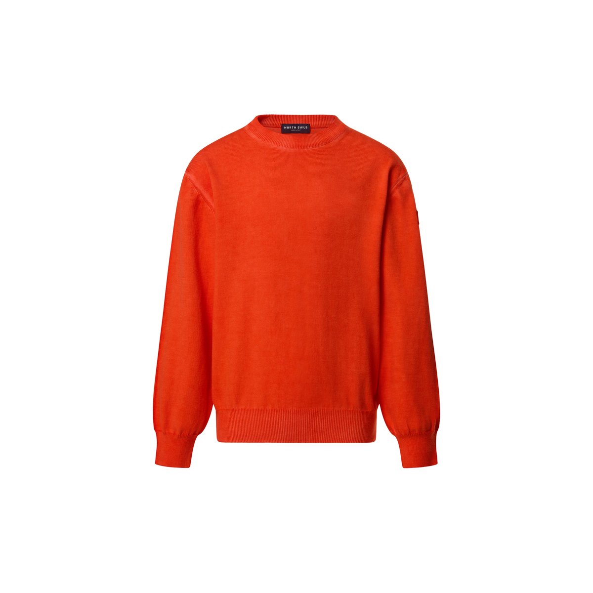 Pull à col rond avec écusson de logo grenadine, NORTH SAILS