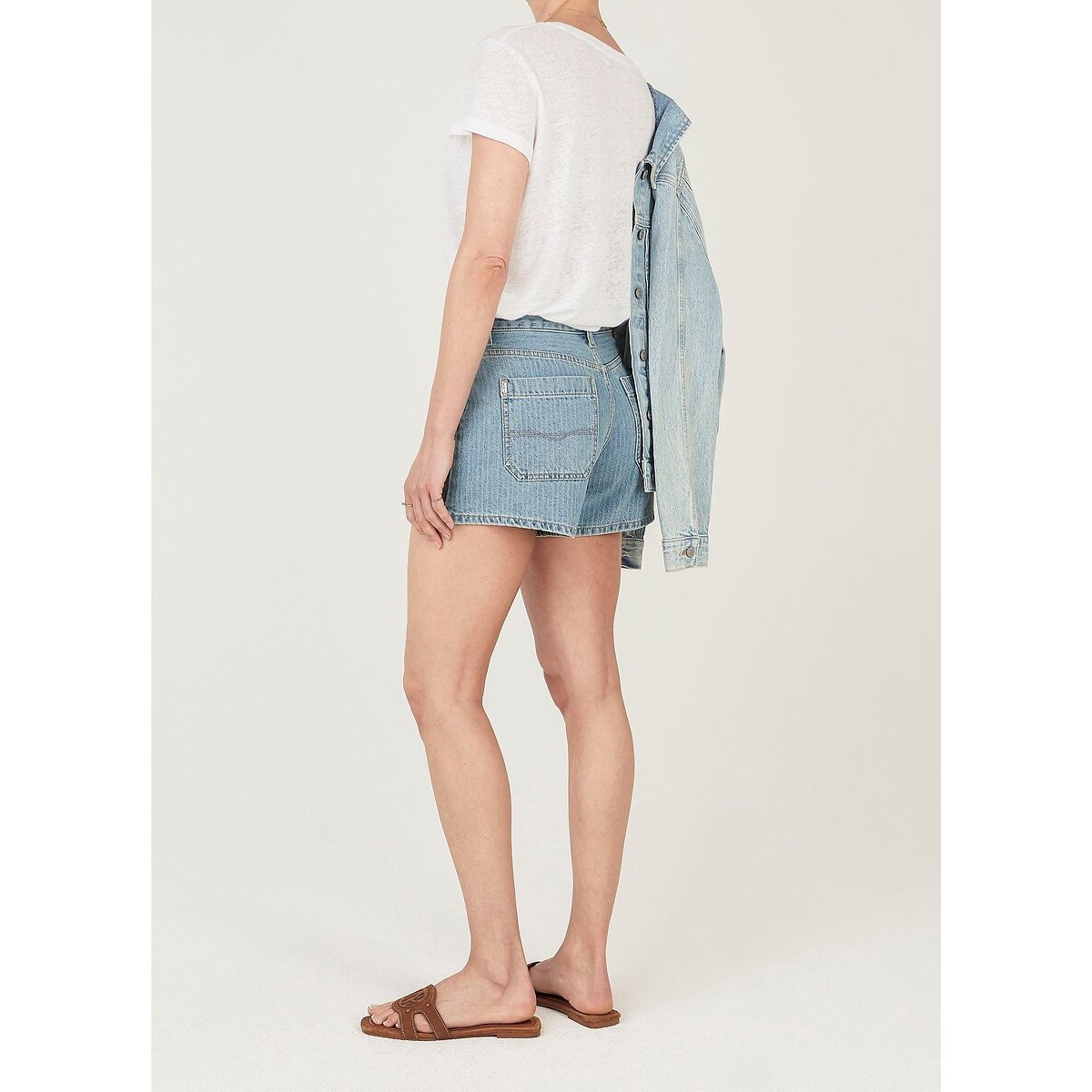 Pantalones cortos vaqueros, a rayas vintage stripe, PEPE JEANS