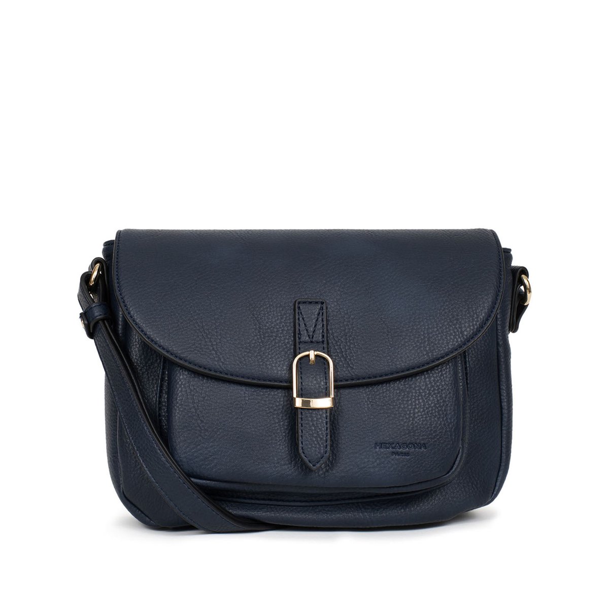Sac porté travers TOSCANE bleu marine, HEXAGONA