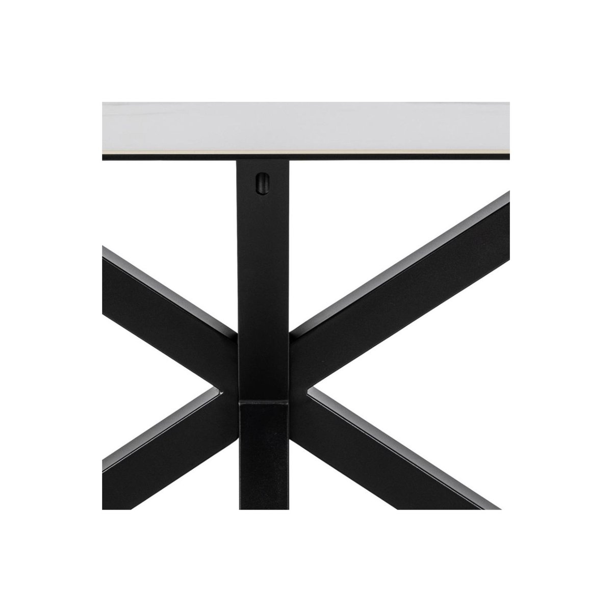 Table de salle à manger rectangulaire en céramique 6 places L160 - NEIVA blanc marbre, HELLIN, DEPUIS 1862