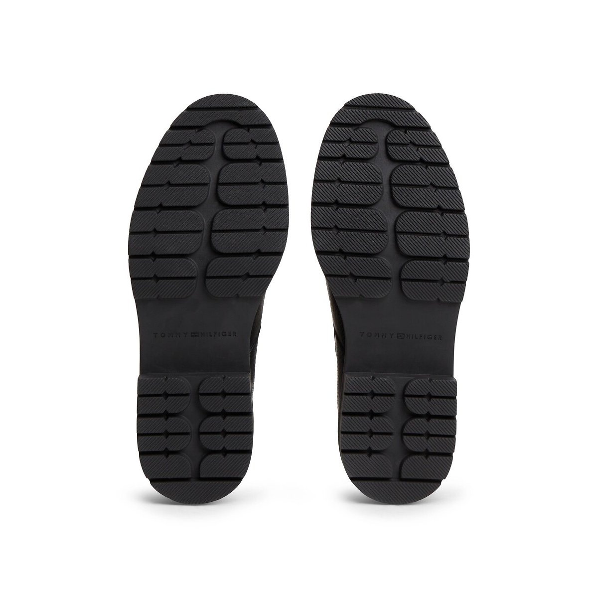Botas Chelsea de piel granulada negro, TOMMY HILFIGER