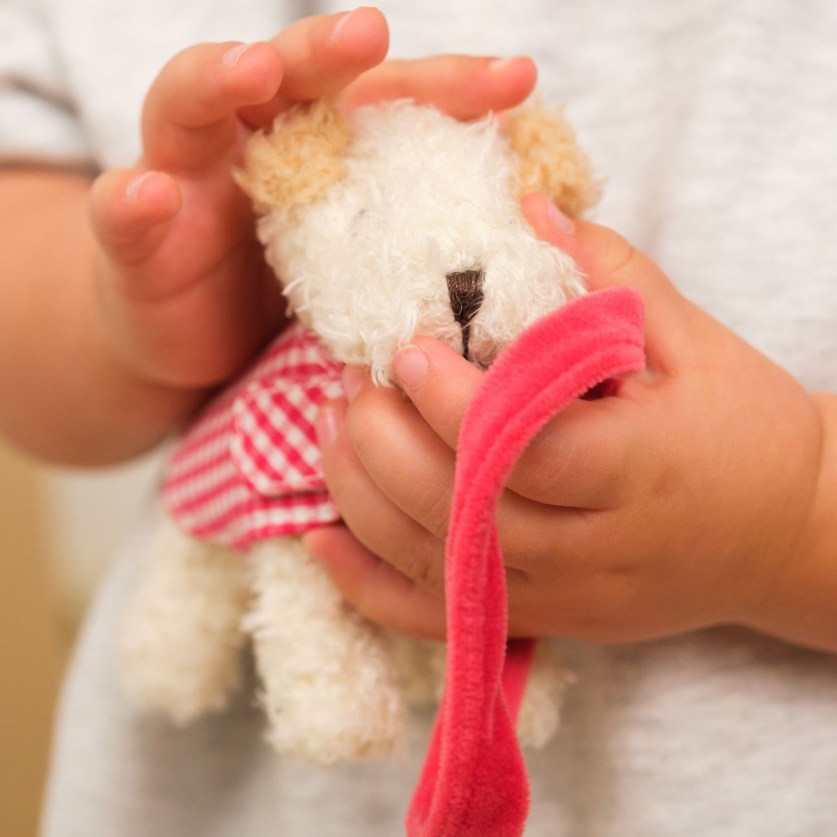 Eliot le chien beige, rouge, blanc, EGMONT TOYS