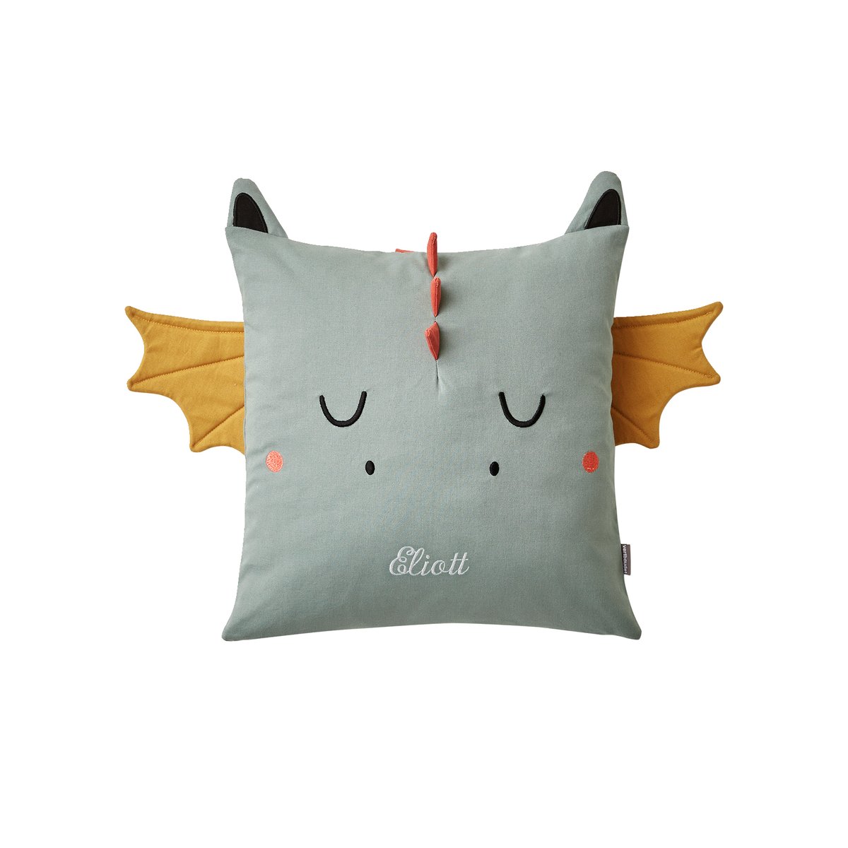 Coussin Dragon gris vert, VERTBAUDET