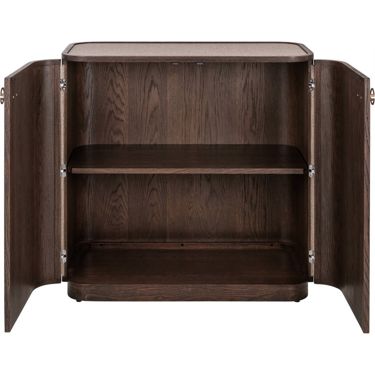 Buffet en bois collection WILLOX deux portes beige et bois foncé, RECOLLECTION