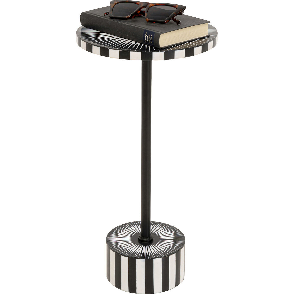 Table d appoint Iris Ø25cm noir, KARE DESIGN