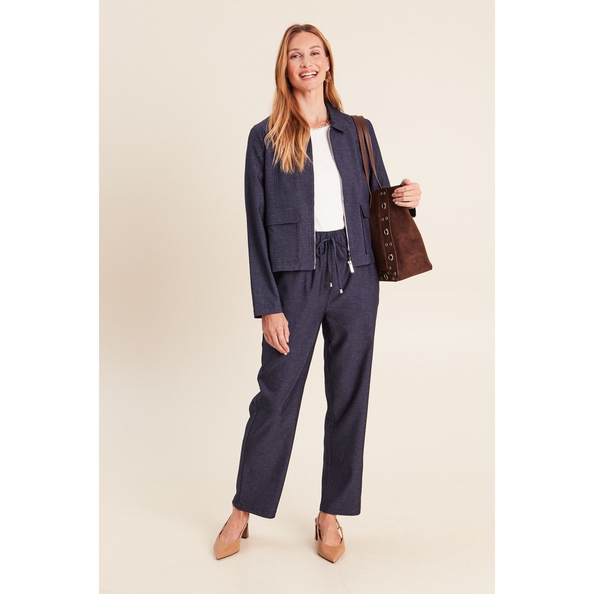 Jean boyfriend 7/8ème fluide denim brut, BREAL