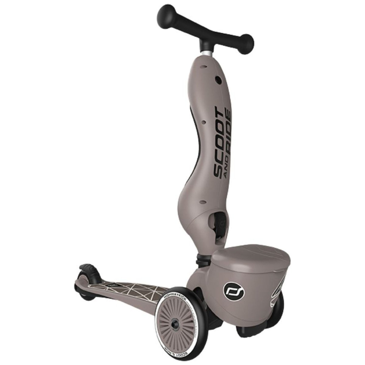 Porteur évolutif en Highwaykick 1 Lifestyle gris, noir, SCOOT AND RIDE
