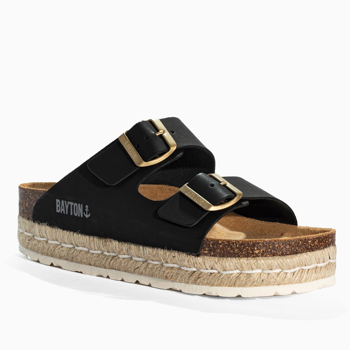 Sandales OLYMPE noir, BAYTON