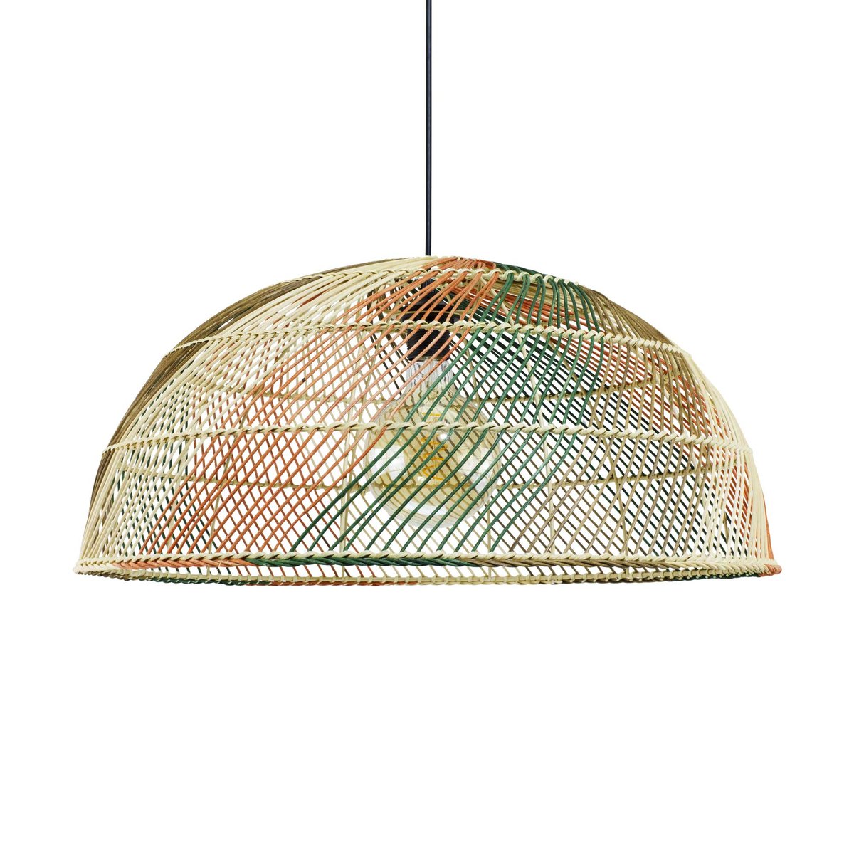 Suspension en rotin, LESCO multicolore, C-CREATION