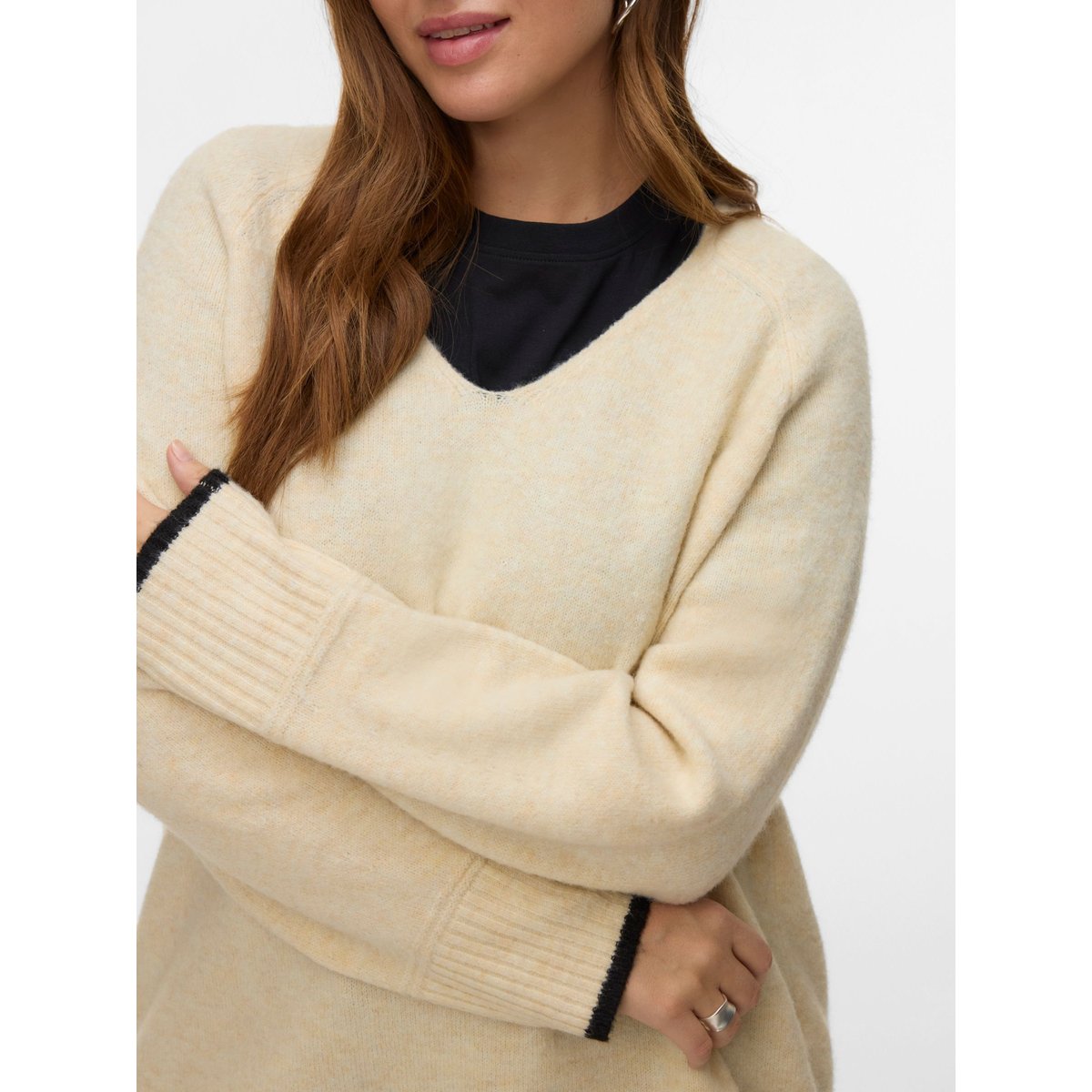 Pull En Maille birch, VERO MODA
