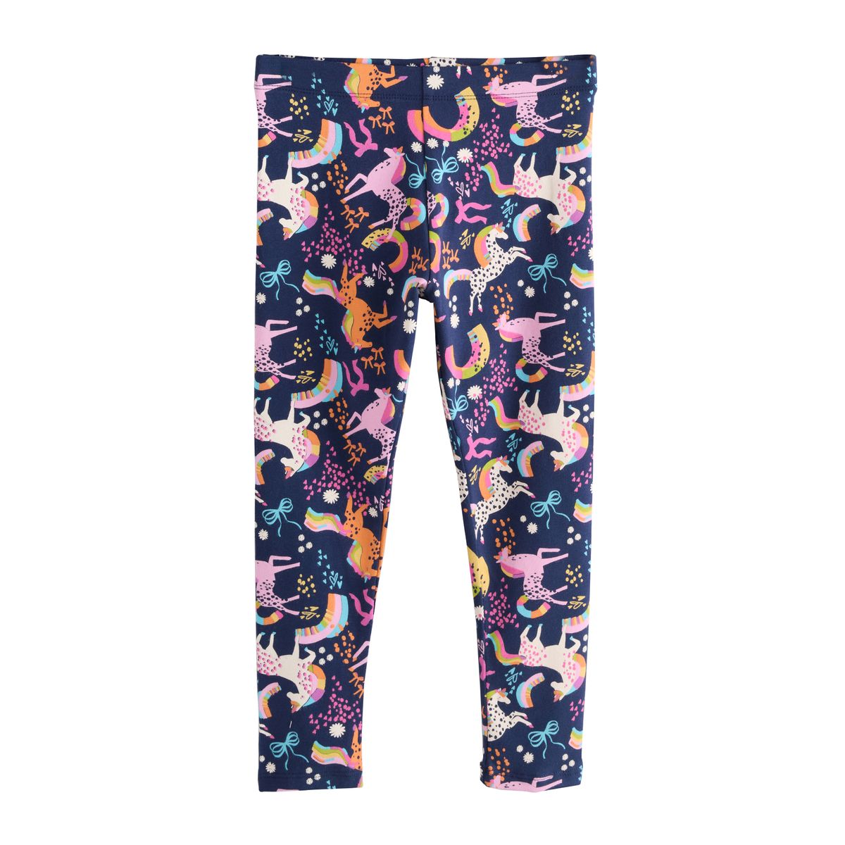 Legging, lot de 5 rose/arc-en-ciel/animal, NEXT