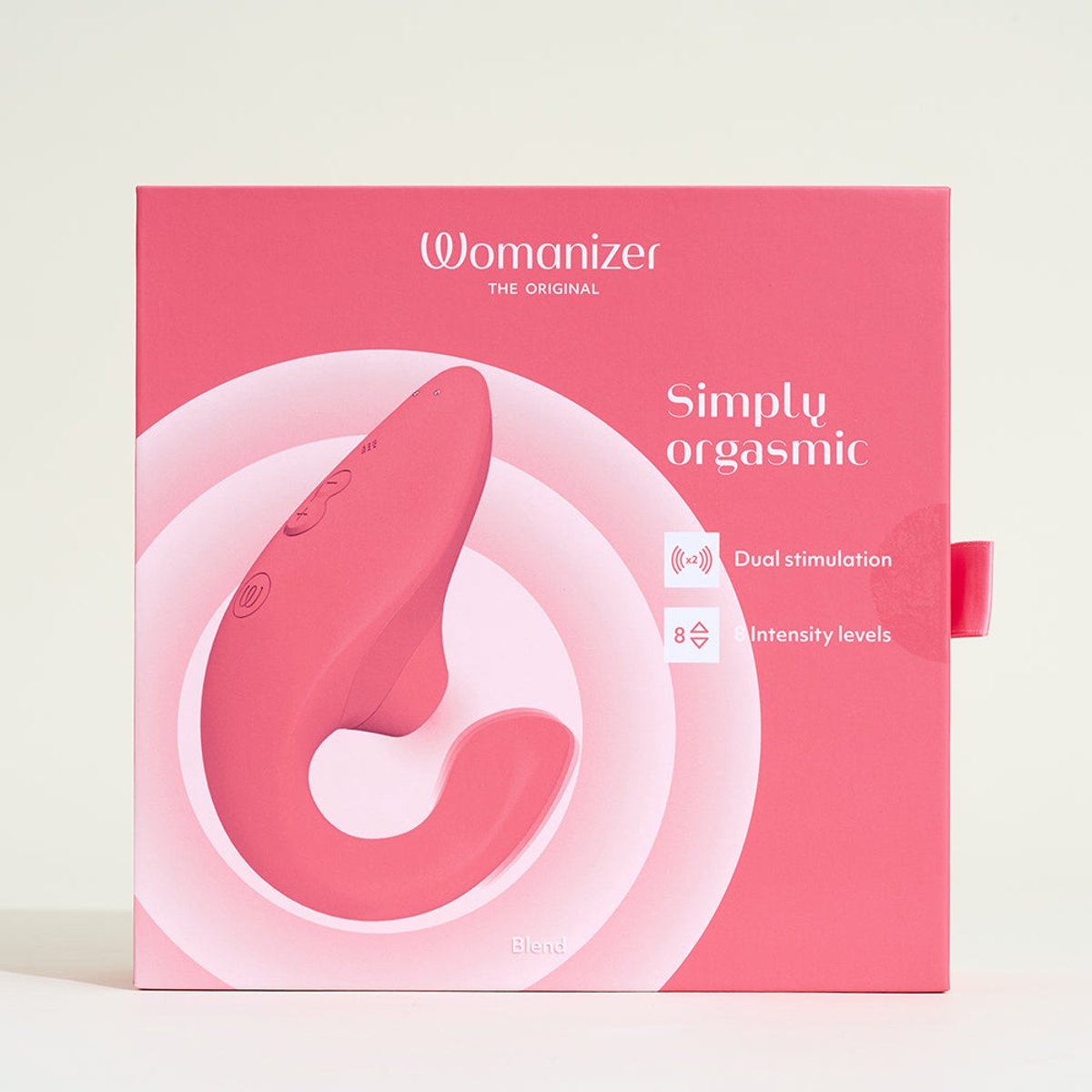 Stimulateur Clitorien Blend vibrant rose, WOMANIZER