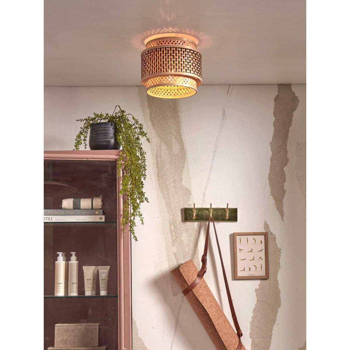 Plafonnier Bambou BHUTAN naturel, GOOD & MOJO