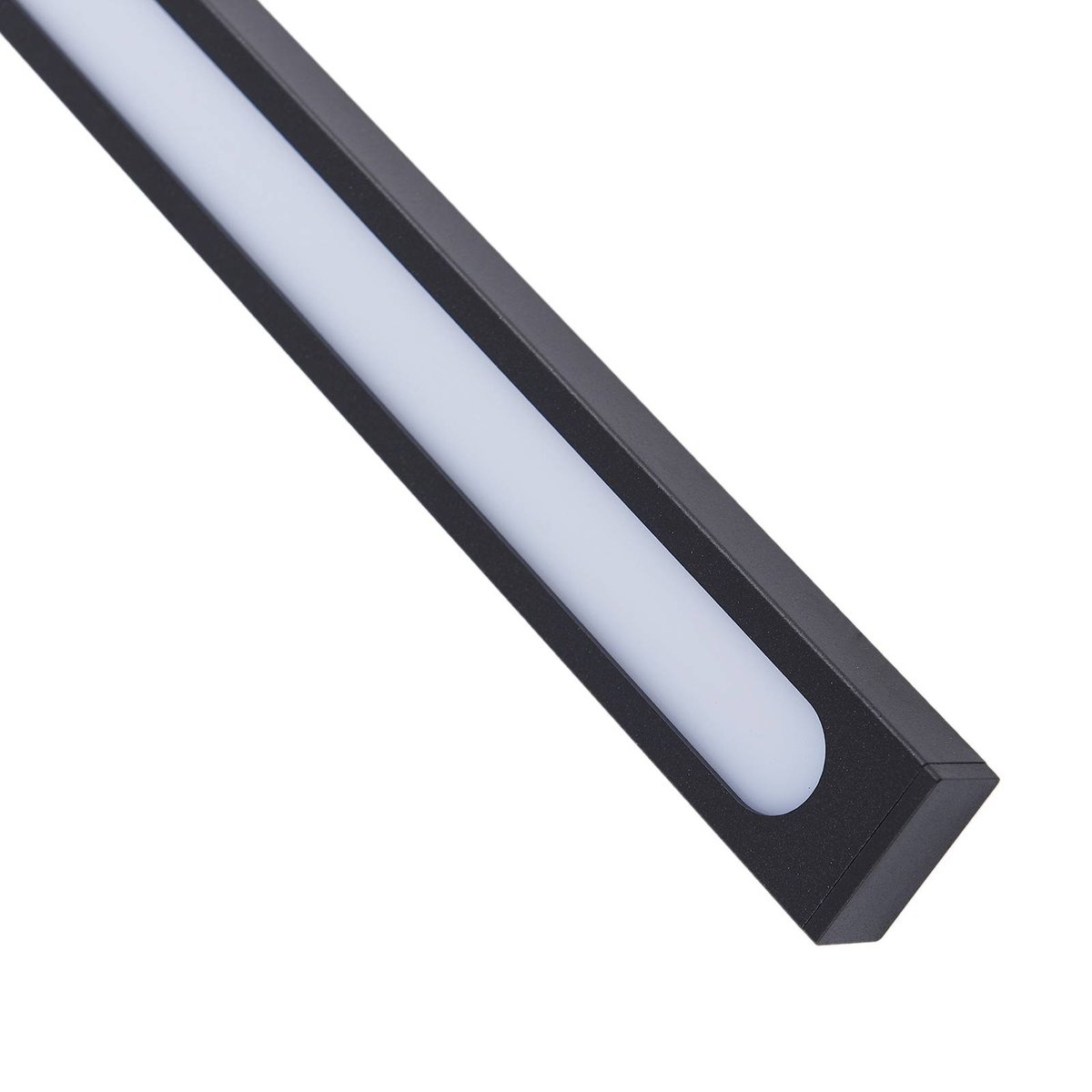 Applique extérieure en aluminium moderneLED noir, LINDBY